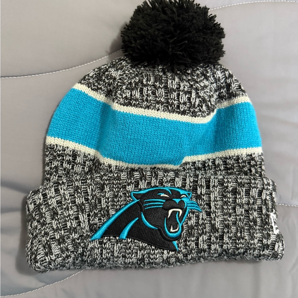 Carolina Panthers Knit Beanie Hat